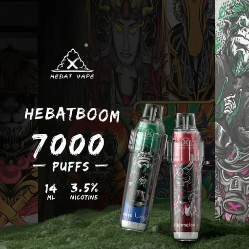喜貝 Hebat 7000口一次性拋棄式電子煙商品圖